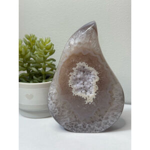 Gorgeous Druzy Agate Flame